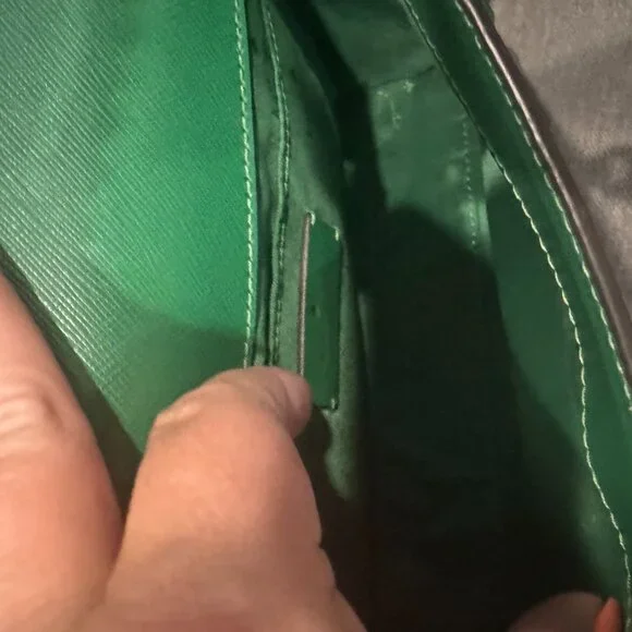 Kate Spade Carson Crossbody Saffiano Leather Green - Picture 3 of 9